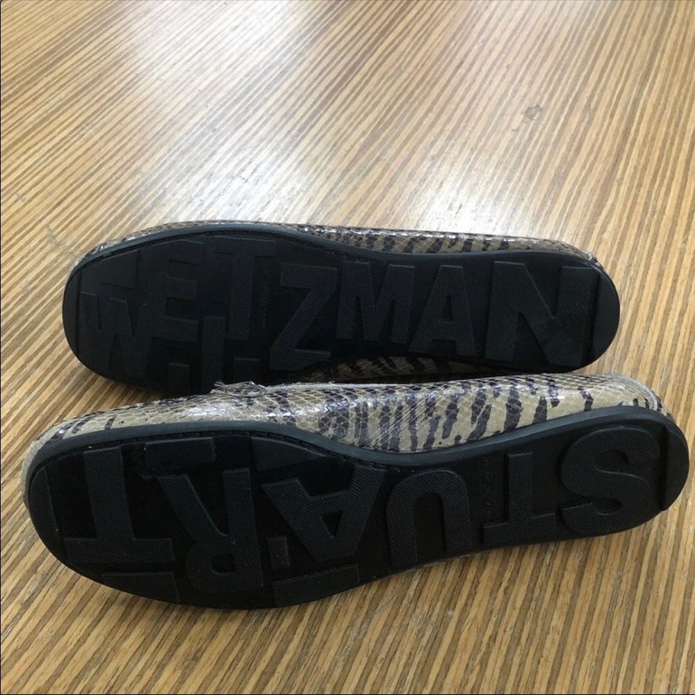 Stuart Weitzman Python Leather Loafers - image 7